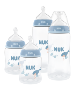 NUK First Choice Multi Pack 4er Flaschen-Set blau