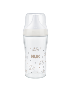NUK Perfect Match Glasbabyflasche ab 3+ Monate 230ml